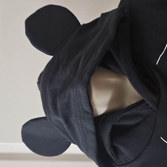 Disney Parks | Mickey Mouse Graphic Distressed Art w/ Iconic Ears Hood - Picture 3 of 7